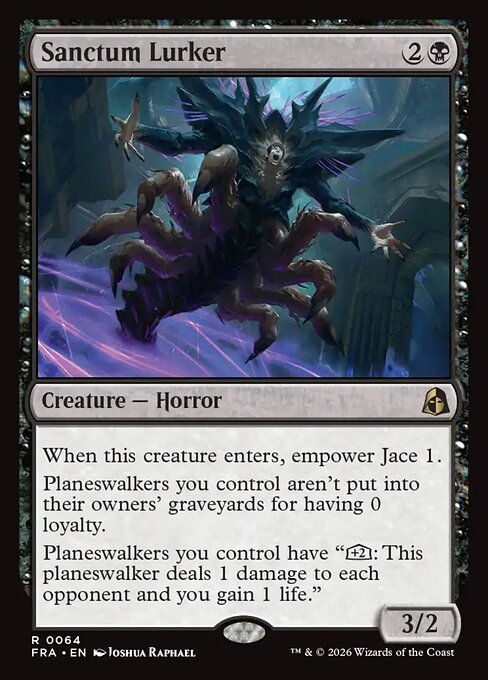 MTG Sanctum Lurker FRA 064 Standard Foil front