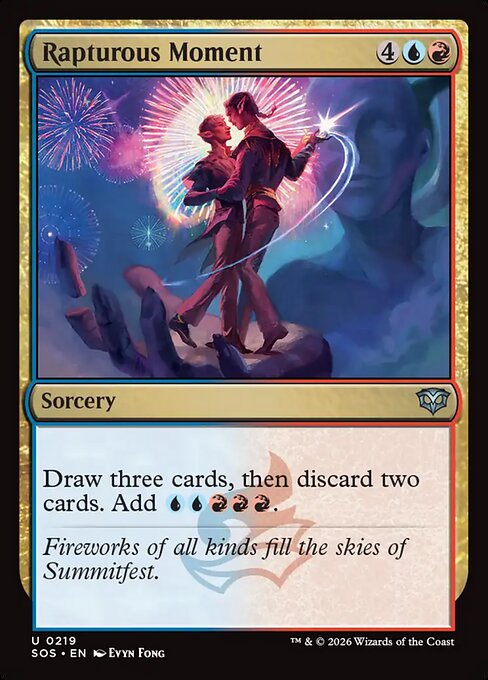 MTG Rapturous Moment SOS 219 Regular Nonfoil