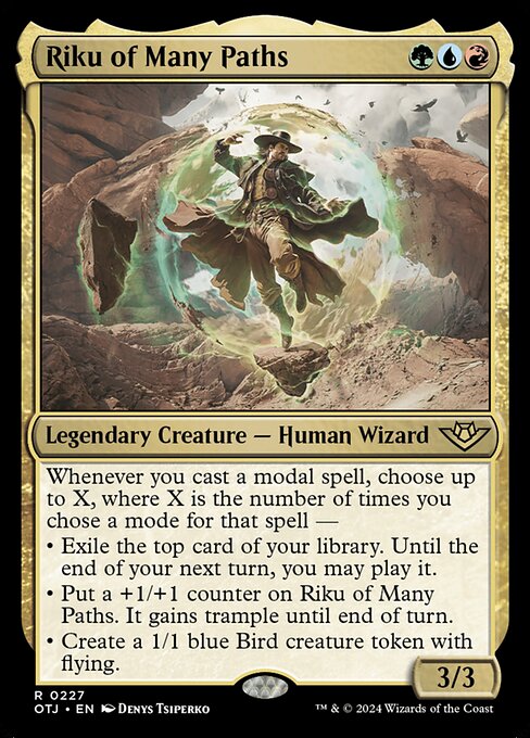 MTG Riku of Many Paths OTJ 227 Regular Nonfoil