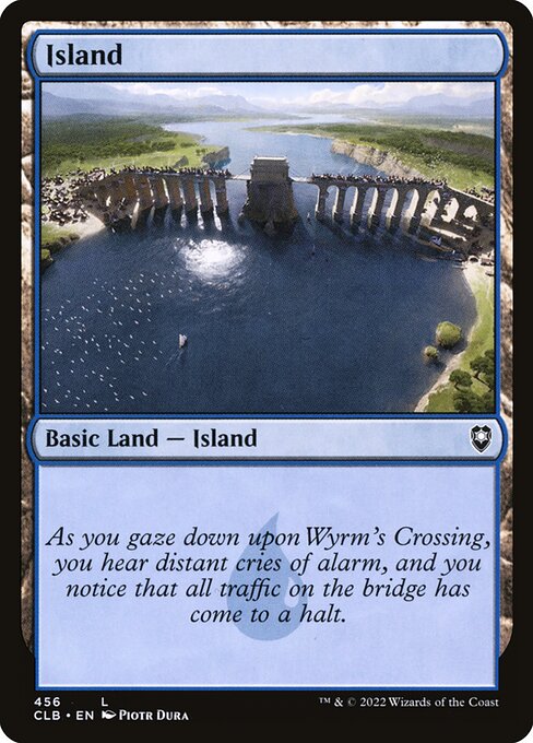 MTG Island CLB 456 Regular Nonfoil