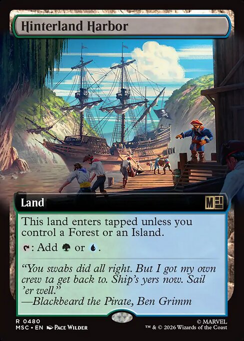 MTG Hinterland Harbor MSC 480 Extended Art Nonfoil