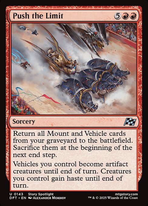MTG Push the Limit DFT 143 Regular Foil