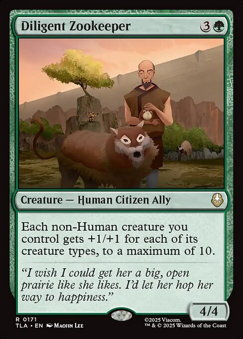 MTG Diligent Zookeeper TLA 171 Regular Nonfoil