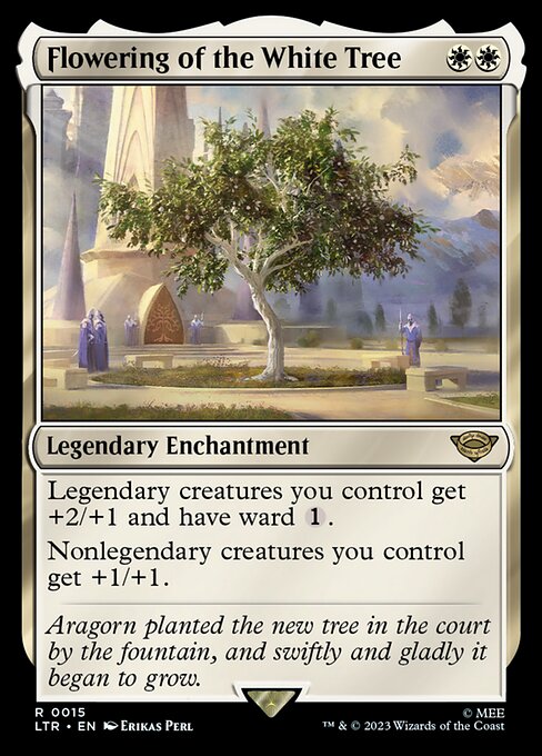 MTG Flowering of the White Tree LTR 015 Regular Nonfoil