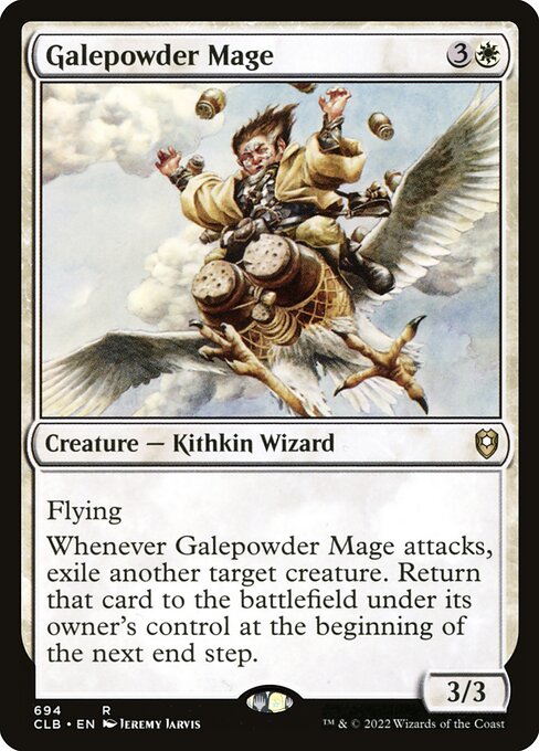 MTG Galepowder Mage CLB 694 Commander Deck Nonfoil