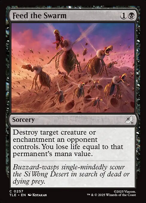 MTG Feed the Swarm [TLE 257] Foil