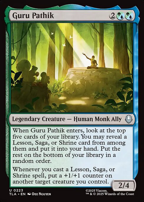 MTG Guru Pathik TLA 223 Regular Nonfoil