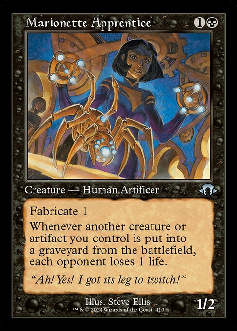 MTG Marionette Apprentice MH3 410 Retro Frame Nonfoil