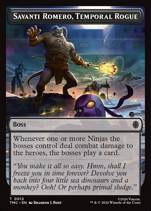 MTG Savanti Romero, Temporal Rogue Token TMC 012 Token Nonfoil