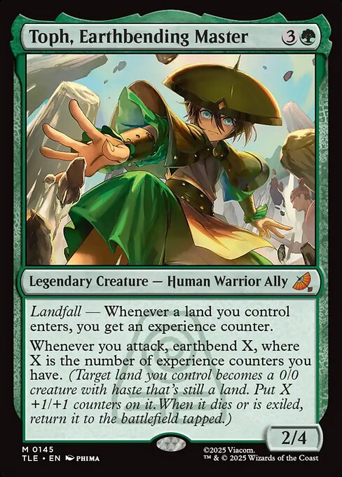 MTG Toph, Earthbending Master [TLE 145] Nonfoil