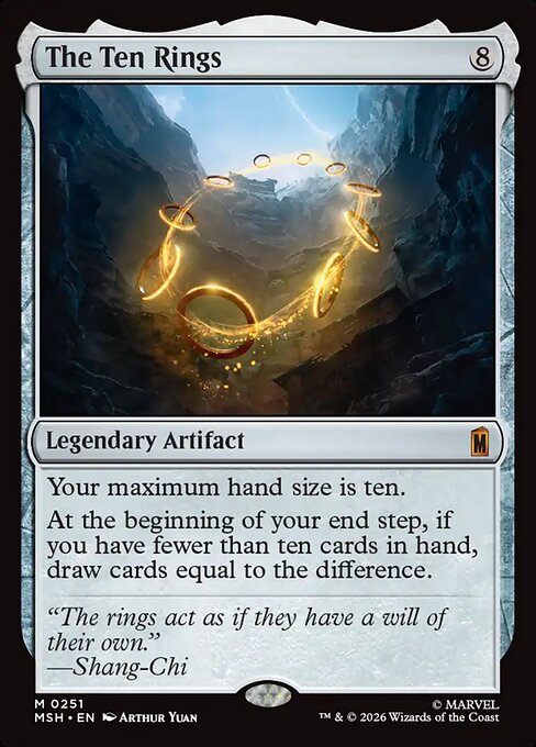 MTG The Ten Rings MSH 251 Regular Foil