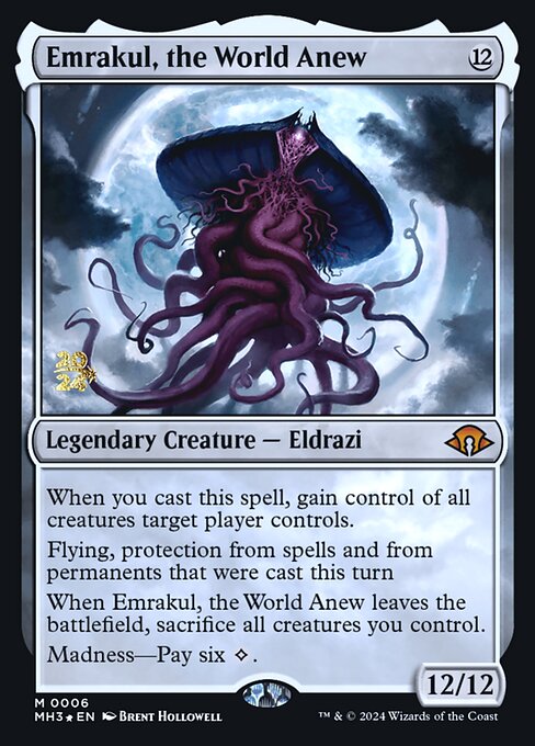 MTG Emrakul, the World Anew PMH3 006s Prerelease Foil