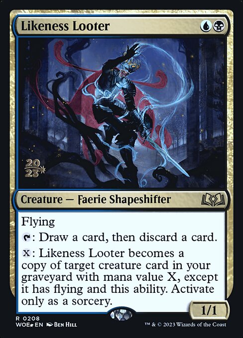 MTG Likeness Looter PWOE 208s Prerelease Foil