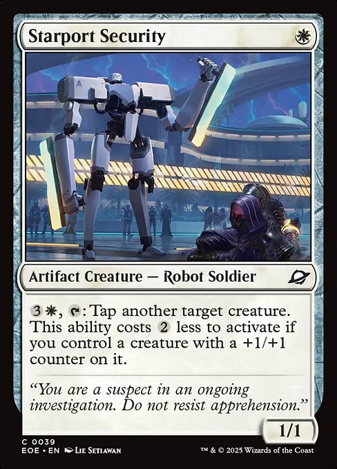 MTG Starport Security EOE 039 Regular Foil