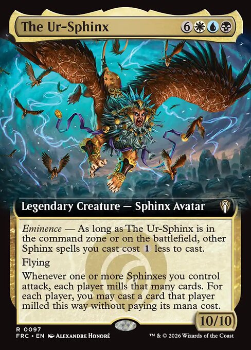 MTG The Ur-Sphinx FRC 097 Extended Art Nonfoil front