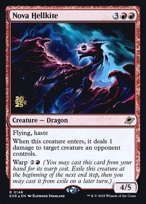 MTG Nova Hellkite PEOE 148s Prerelease Foil