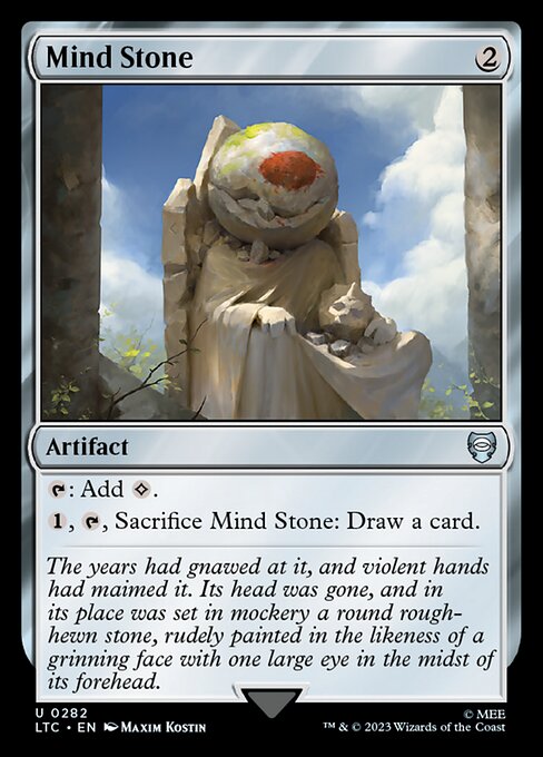 MTG Mind Stone LTC 282 Alternate Art Nonfoil