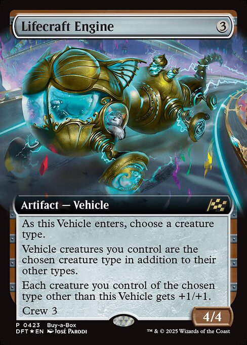 MTG Lifecraft Engine DFT 423 Extended Art Buy a Box Foil