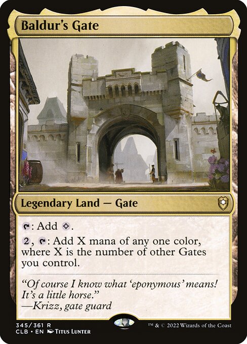 MTG Baldur's Gate CLB 345 Regular Nonfoil