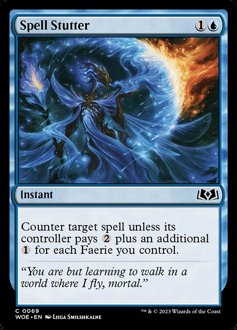 MTG Spell Stutter WOE 069 Regular Foil