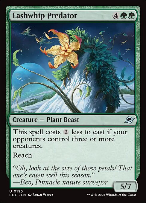 MTG Lashwhip Predator EOE 195 Regular Nonfoil