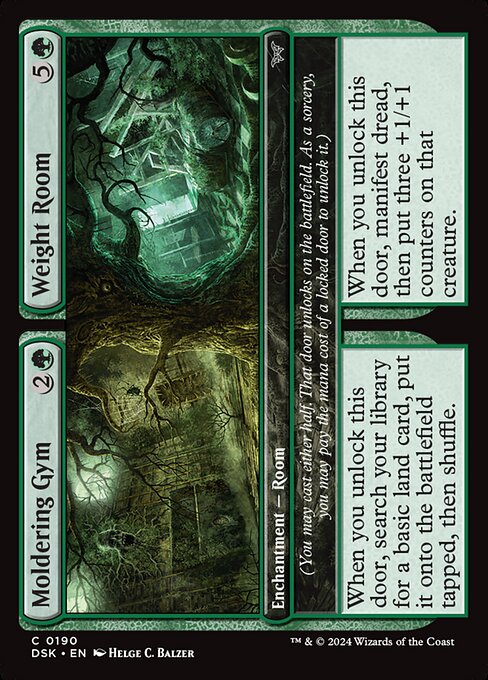 MTG Moldering Gym // Weight Room DSK 190 Regular Nonfoil