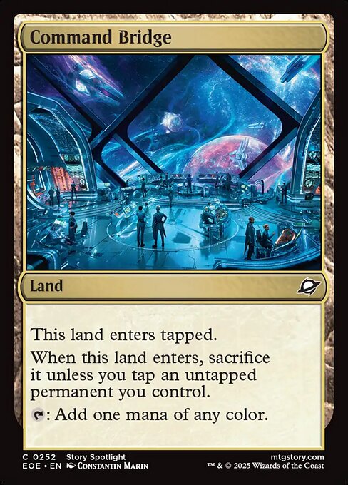 MTG Command Bridge EOE 252 Regular Foil