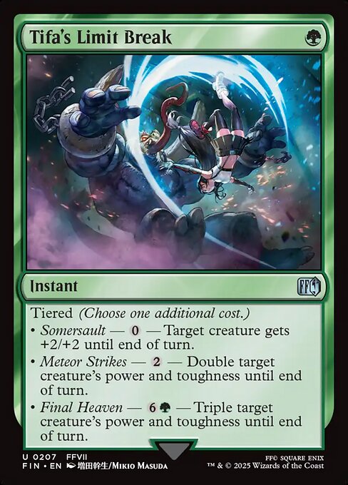 MTG Tifa's Limit Break FIN 207 Regular Foil