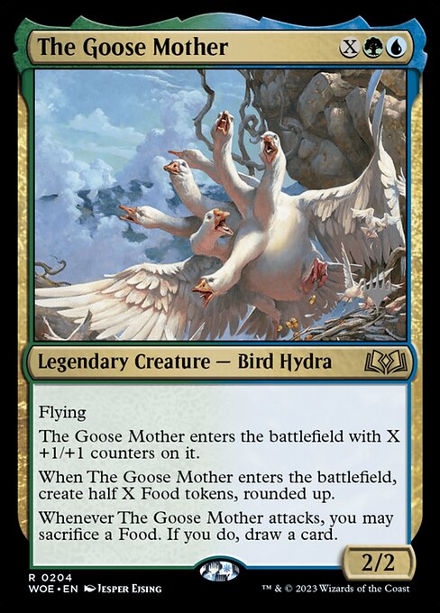 MTG The Goose Mother PWOE 204p Promo Pack Foil