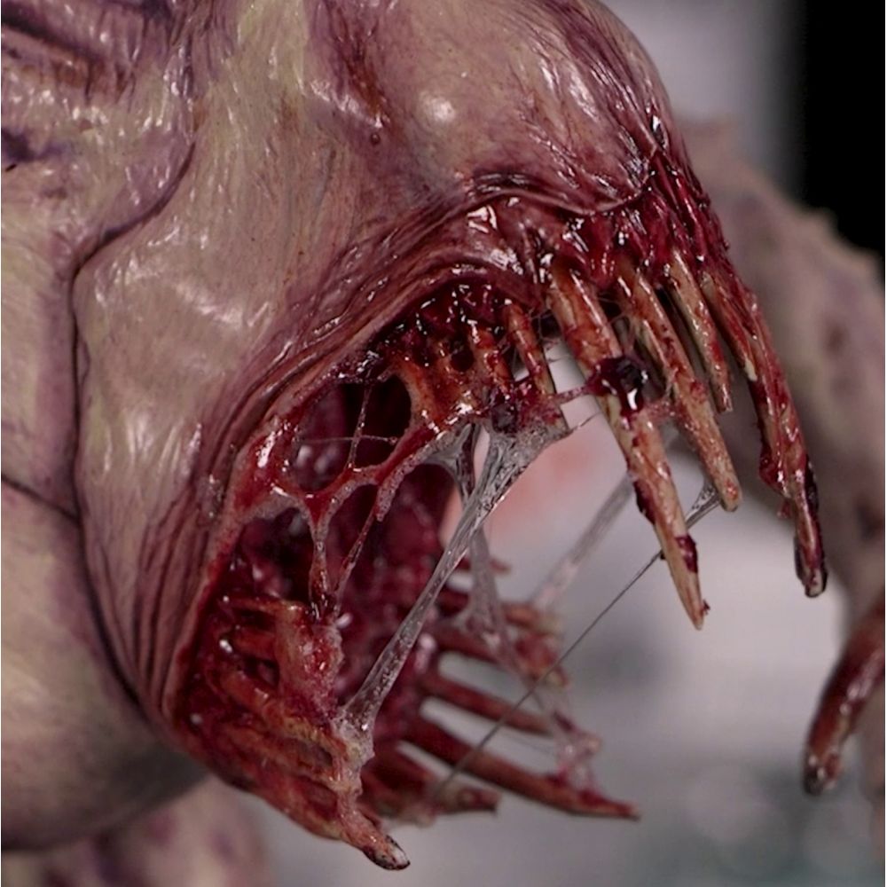 Dirty Down Snot clear slime and strand effect example