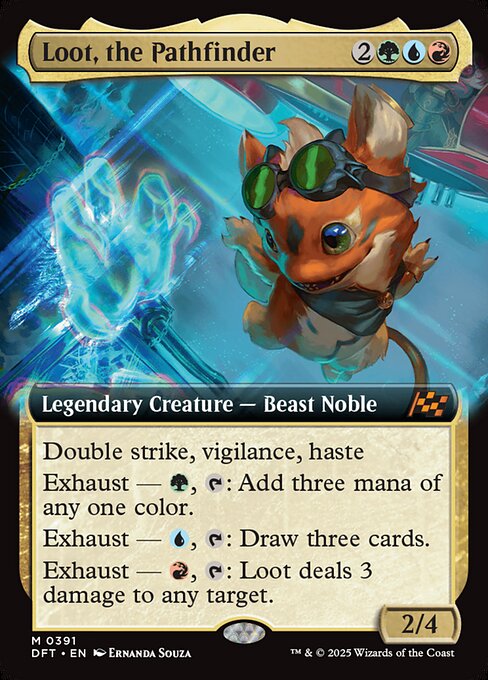 MTG Loot, the Pathfinder DFT 391 Extended Art Foil