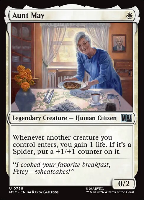 MTG Aunt May MSC 768 Regular Nonfoil