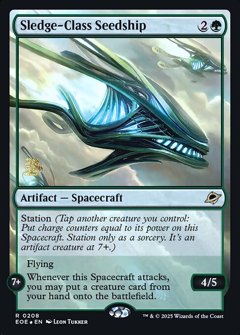MTG Sledge-Class Seedship PEOE 208s Prerelease Foil