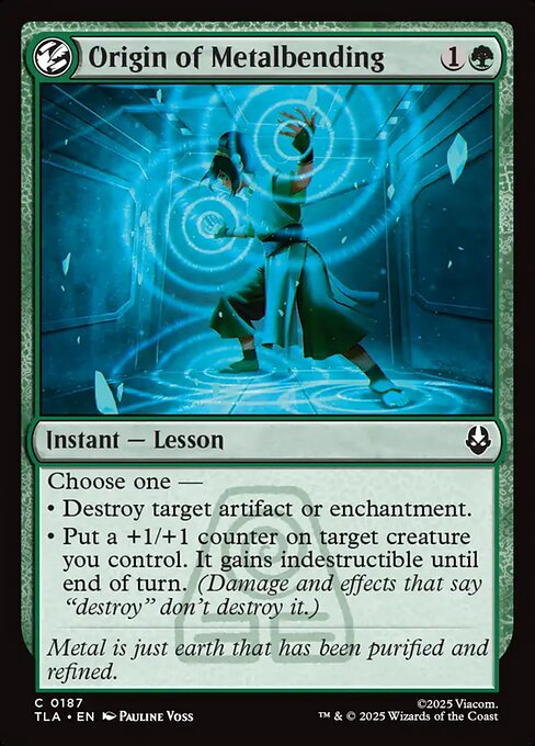 MTG Origin of Metalbending TLA 187 Regular Foil