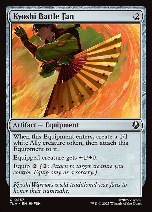 MTG Kyoshi Battle Fan TLA 257 Regular Nonfoil