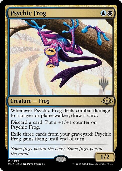 MTG Psychic Frog PMH3 199p Promo Pack Nonfoil