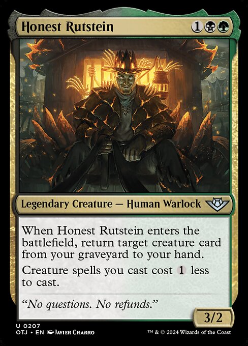 MTG Honest Rutstein OTJ 207 Regular Nonfoil