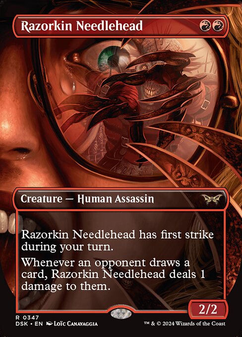 MTG Razorkin Needlehead DSK 347 Mirror Monster Nonfoil