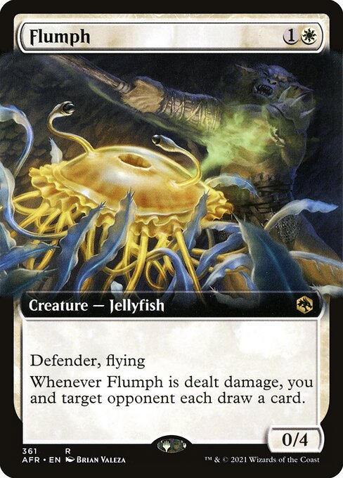 MTG Flumph AFR 361 Extended Art Foil