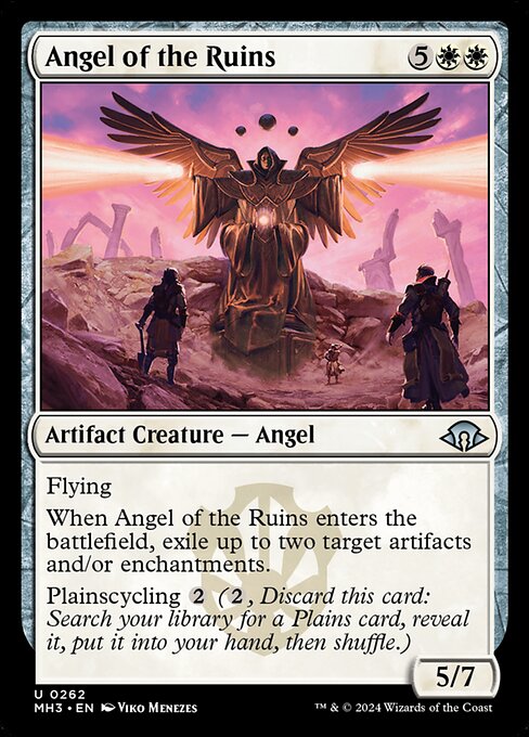 MTG Angel of the Ruins MH3 262 Regular Foil