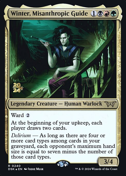 MTG Winter, Misanthropic Guide PDSK 240s Prerelease Foil