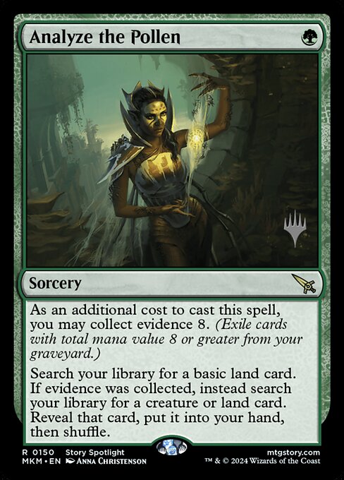 MTG Analyze the Pollen PMKM 150p Promo Pack Nonfoil