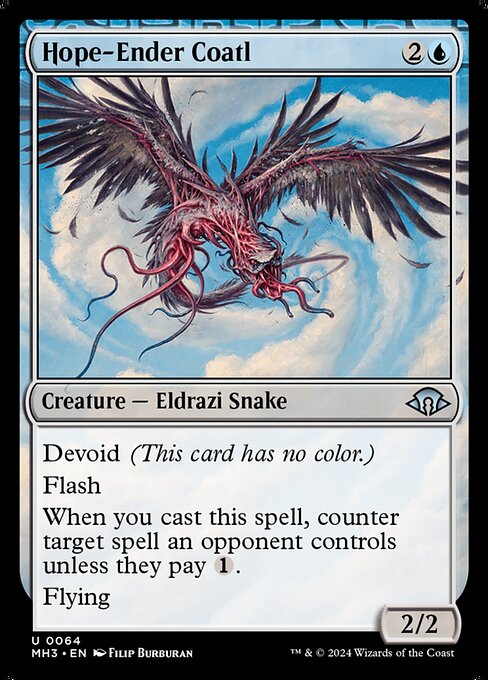 MTG Hope-Ender Coatl MH3 064 Regular Foil