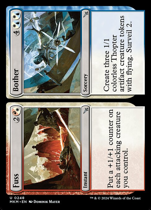 MTG Fuss // Bother MKM 248 Regular Foil