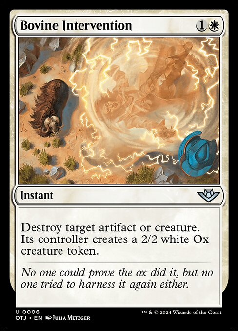 MTG Bovine Intervention OTJ 006 Regular Foil