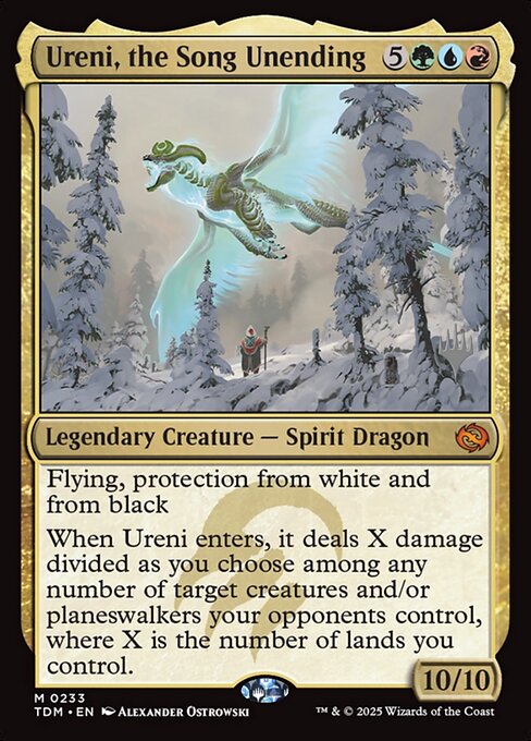 MTG Ureni, the Song Unending PTDM 233p Promo Pack Foil