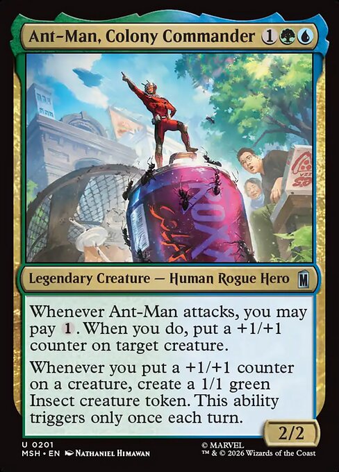 MTG Ant-Man, Colony Commander MSH 201 Regular Nonfoil