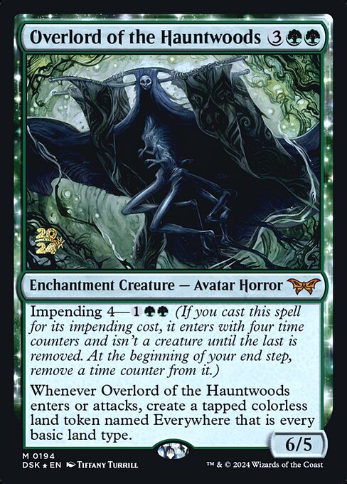 MTG Overlord of the Hauntwoods PDSK 194s Prerelease Foil