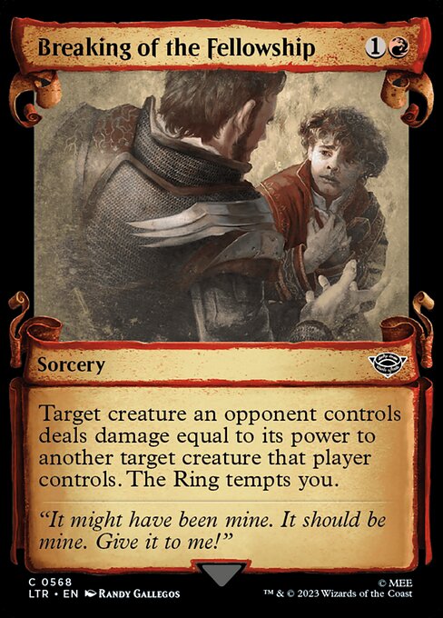 MTG Breaking of the Fellowship LTR 568 Showcase Scrolls of Middle-earth Nonfoil