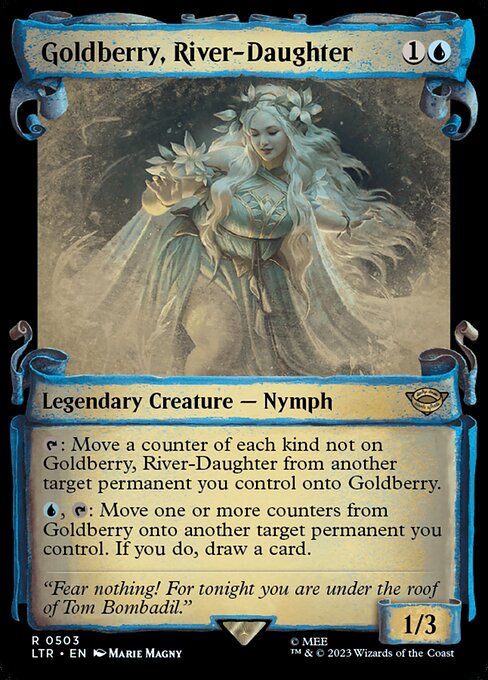MTG Goldberry, River-Daughter LTR 503 Showcase Scrolls of Middle-earth Silver Foil